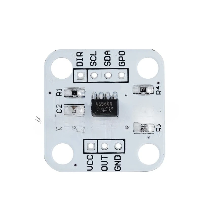 Codeur magnétique AS5600 de haute précision 12 bits-Module de capteur d'angle d'induction magnétique, aimant gratuit inclus
