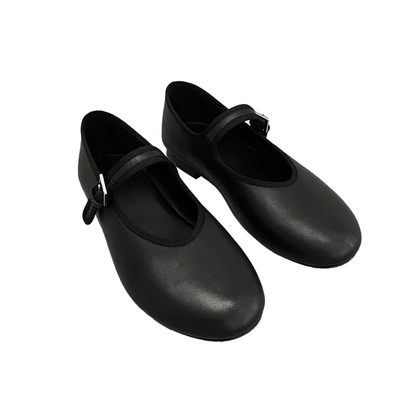 

Top niche sheepskin women's shoes, ballet flats