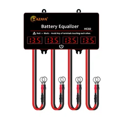 MAZAVA HC02 Battery Equalizer For 12/24/36/48V Batteries Voltage balancer 4S Active Lead Acid Touch Switch Battery Controller