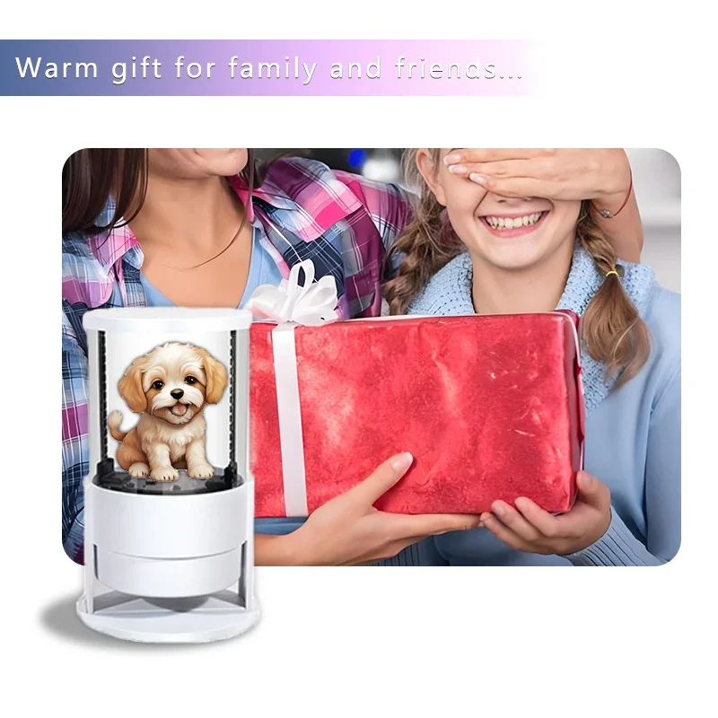 5D Holographic Projection Fan 360 Degree Cylindrical Screen Advertisement Display Machine LED Beads WIFI Bluetooth Controlled