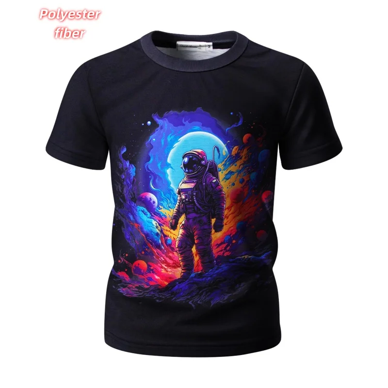 3D Print Cat Lizard T-Shirt For Men Animal Planet Pattern Tees Summer Street Casual Short Sleeve Tops Loose Round Neck T Shirts