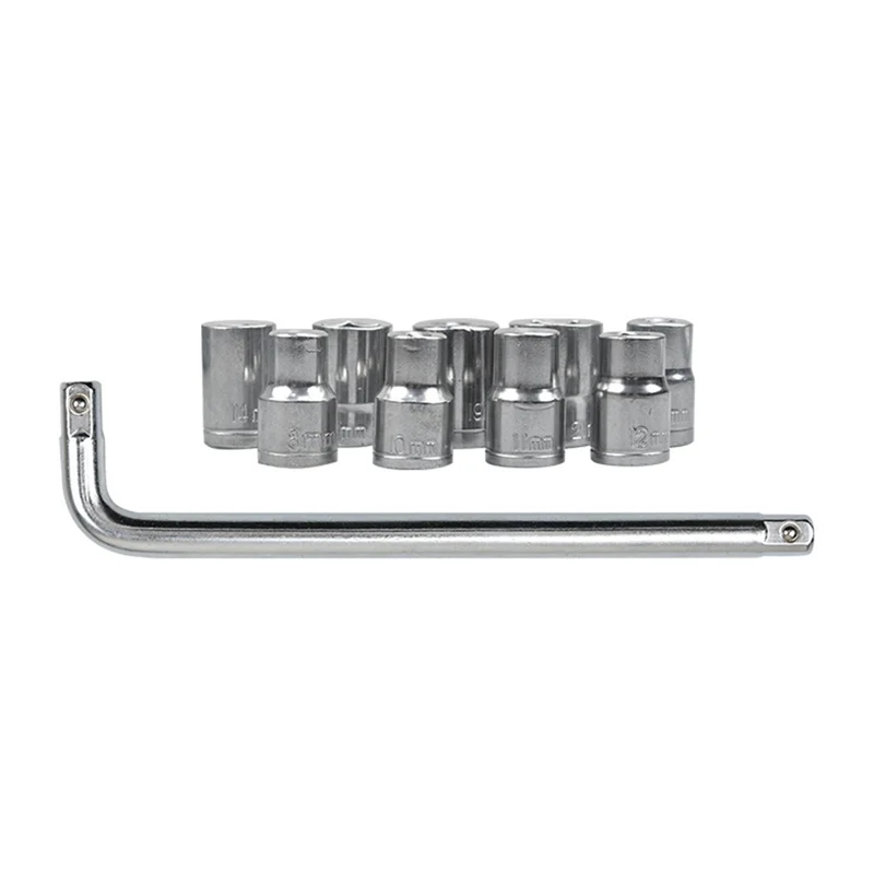 ABKJ-10-Piece manga combinação conjunto de ferramentas kit catraca reparação roda emergência triciclo reparação automóvel conjunto multifuncional