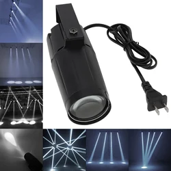 Cool White LED Stage Spotlight Super Bright Lamp Mirror Balls Stage Lighting Effect for Disco DJ Bar KTV Party Dance with Lenses