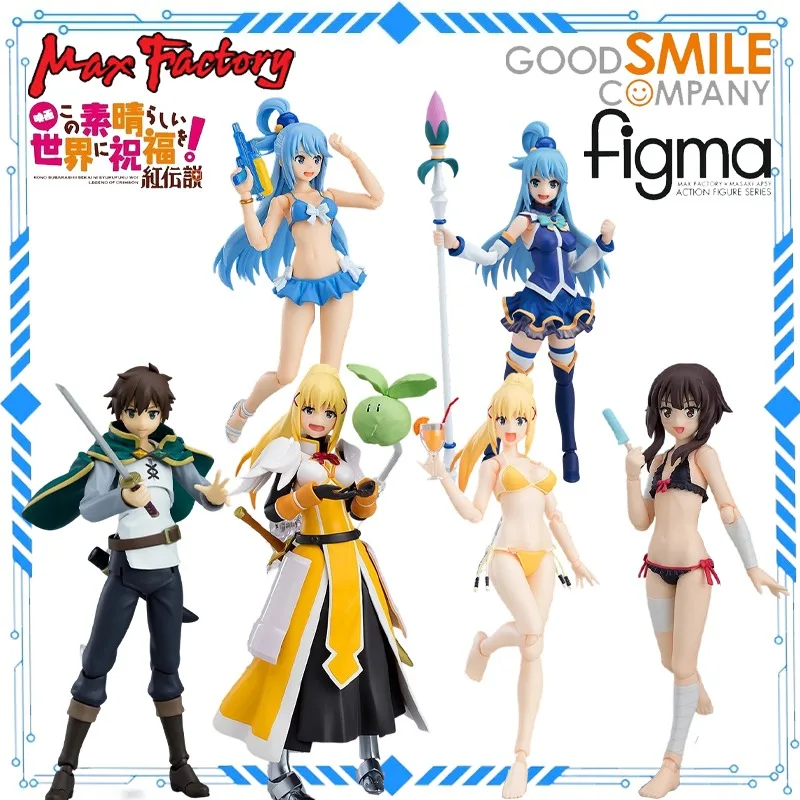 MAX Original FigmaEX-063 Kono Subarashii Sekai Ni Syukufuki Wo! Коллекционная кукла-фигурка Legend of Crimson Akya: Изысканная модель ручной работы