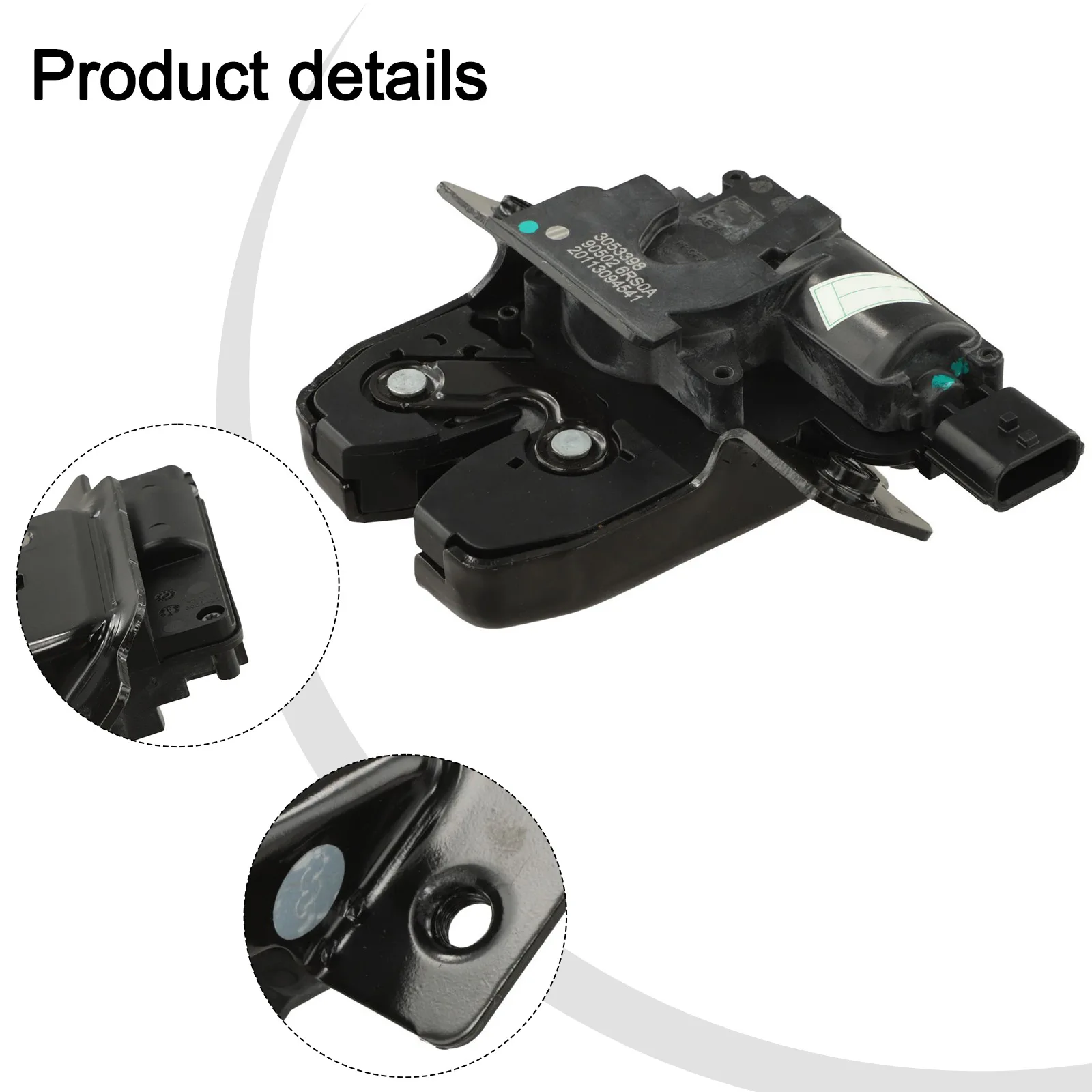

For Nissan Rogue 2020-2024 Rear Door Lock Actuator ABS Metal Material High Universality Fitment As Shown In The Picture