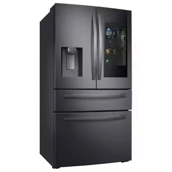 28 cubic feet French door refrigerator with touch screen stainless steel