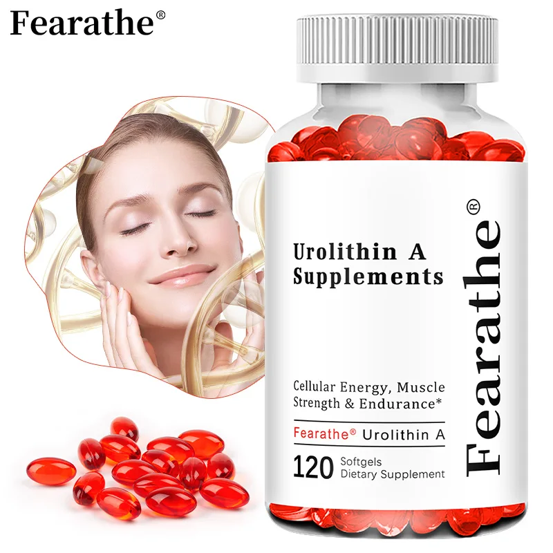 Urolithina A Cápsulas -5000 mg, 30/60/120 cápsulas para la salud y la vitalidad celular avanzada, envejecimiento saludable, suplemento dietético