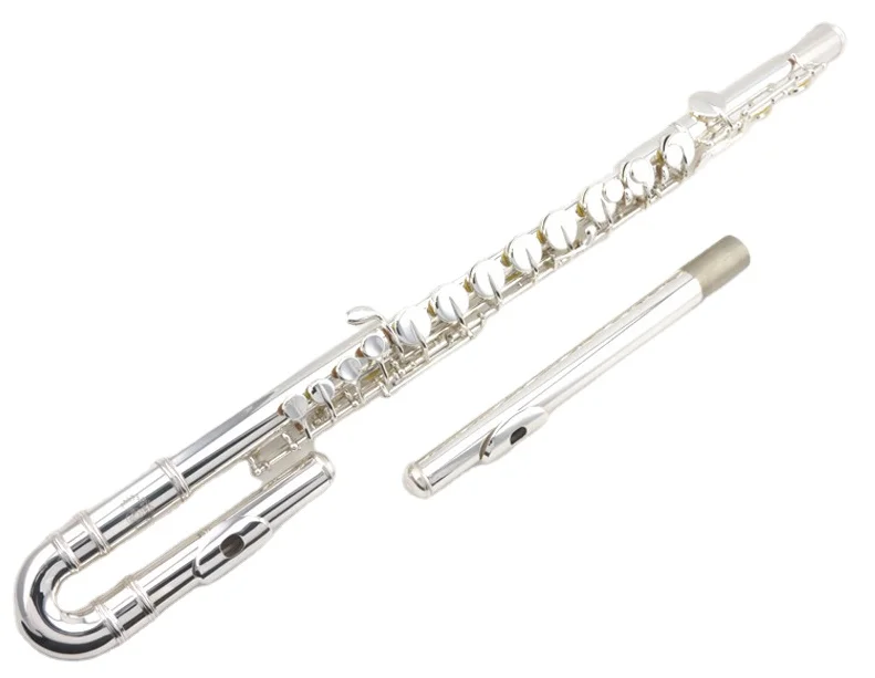 

Professional Level Alto Flute Silver Plated G Tone