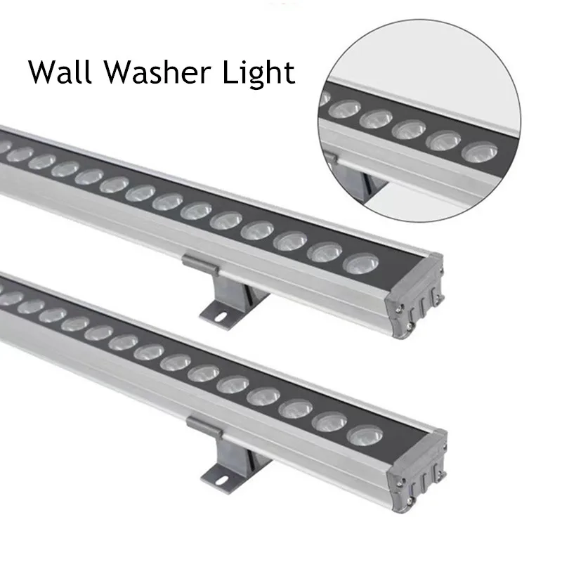 

Led Wall Washer Light Outdoor Waterproof Line Lights Spotlight Building Bridge Lighting Outside Wall 24V Signboard Lamp 48w 72w