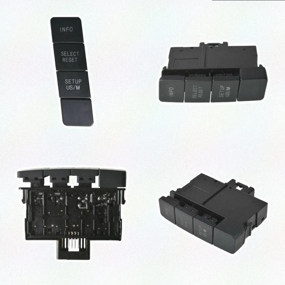 84977-0C020 Drive For Information Control Switch Black Plastic Direct Replacement Fit For For Toyota For Tundra 2007-2013 For Se
