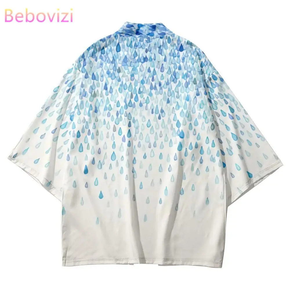 Chemise de Cosplay Japonaise pour Homme et Femme, Cardigan Décontracté, Harajuku, Kimono Traditionnel Haori, Tenue de Plage d'Été