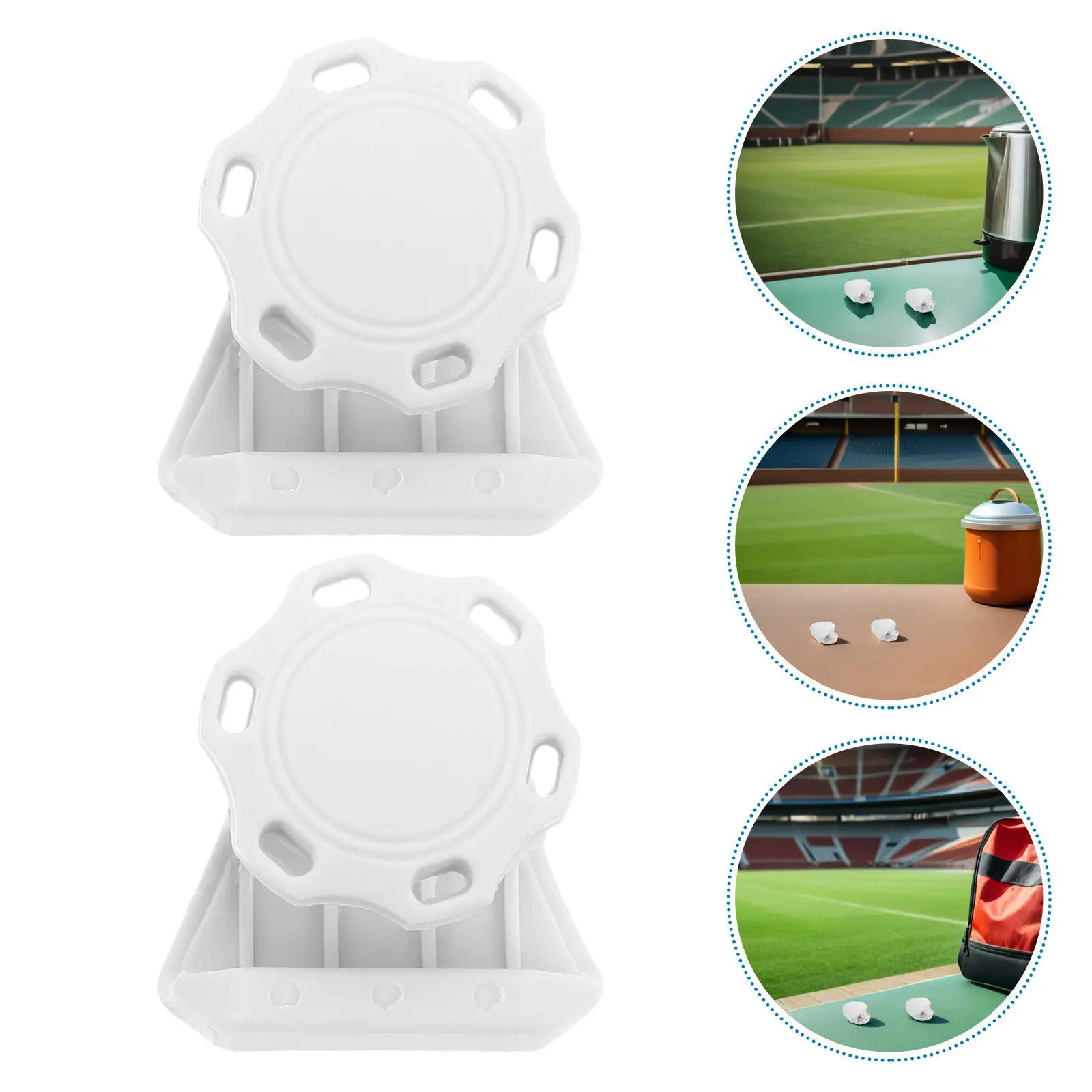 

4Pcs Football Visor Clips Universal Fastener Quick Clamp Accessories Football Visor Mounting Hardware Replacement