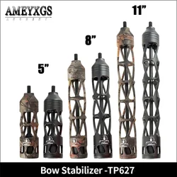 TP627 Archery Compound Bow Stabilizer 5/8/11 inch CNC Absorber Silencer Vibration Reduce Noise Recurve Bow Hunting Shooting