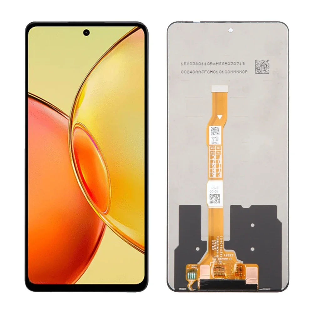 6.64 ''dla Vivo Y36 4G 5G V2248 V2247 wyświetlacz LCD ekran dotykowy Digitizer części montażowe