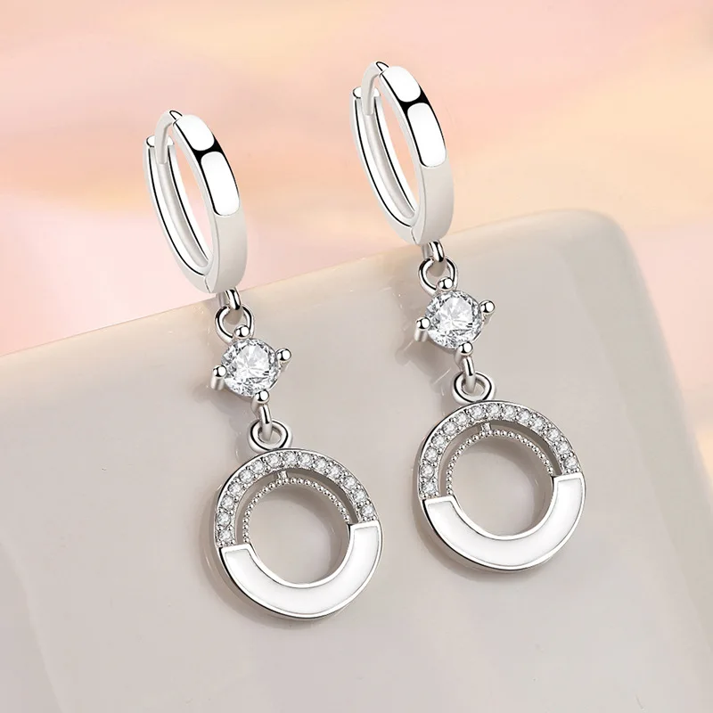1,2 Karat D-Farbe Moissanit-Ohrstecker für Damen, 925er Sterlingsilber, vergoldet, 18 Karat Gold, Hochzeitsschmuck, edler Schmuck