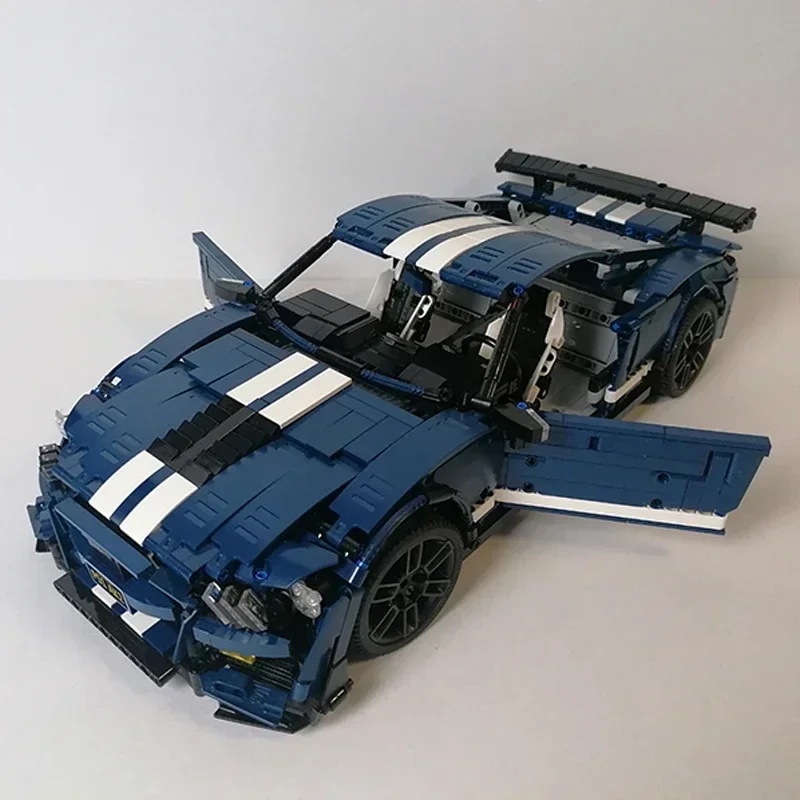 

Moc Building Blocks Supercar Model Speed Champion GT500 Technical Bricks DIY Assembly Construction Toys For Childr Holiday Gifts