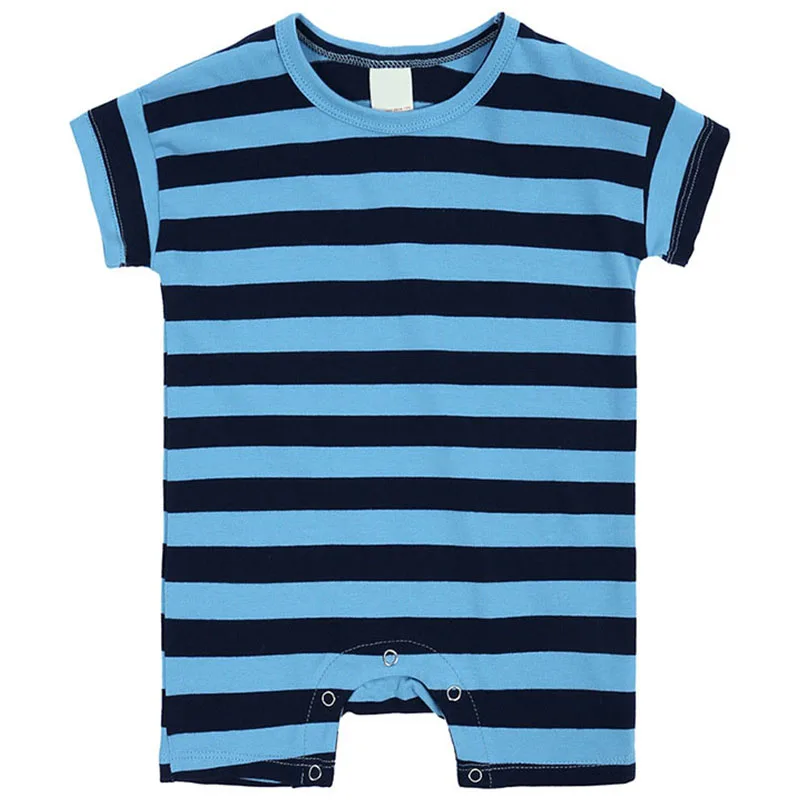 

Summer Newborn Items Infant Girls Boy Clothes Korean Fashion Casual Stripe Sleeveless Cotton Jumpsuits Rompers Baby Stuff B139