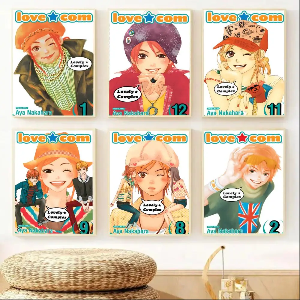 

Japanese Anime L-Love Com Painting Calligraphy HD Print Crease Free Mural Art Photos For Living Room Home Wall Decor Canvas