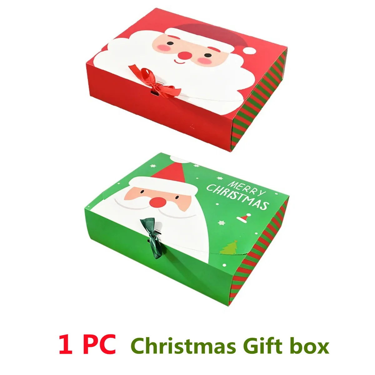 

Christmas Gift Packing Boxes Large Candy Cookie Snack Box Gift Party Chocolate Biscuit Packaging Box Happy News Party Supplies