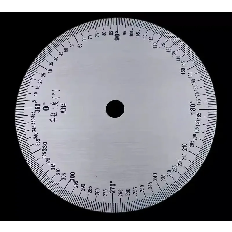 Suitable for Stainless Steel Angle Discs, 360 Degree Protractors, 90x8x2/A014