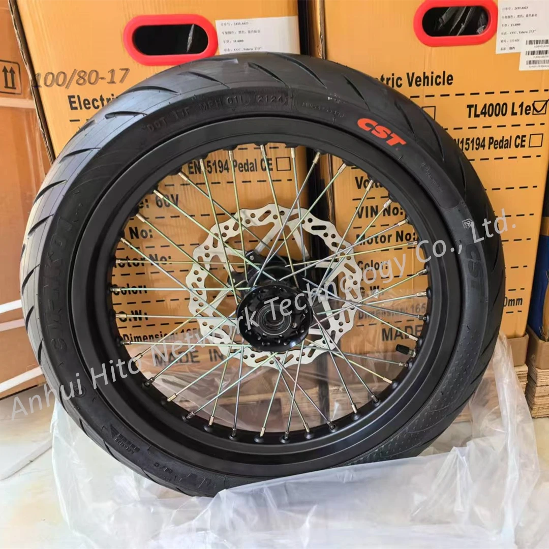 

Комплект колес Ultra Bee 2025 21 кВт, электрический велосипед для бездорожья, 74 В, 55 Ач, средний мотор, электровелосипед, 90 км/ч, детали мотоцикла Sutton100/80-17 130/70-17