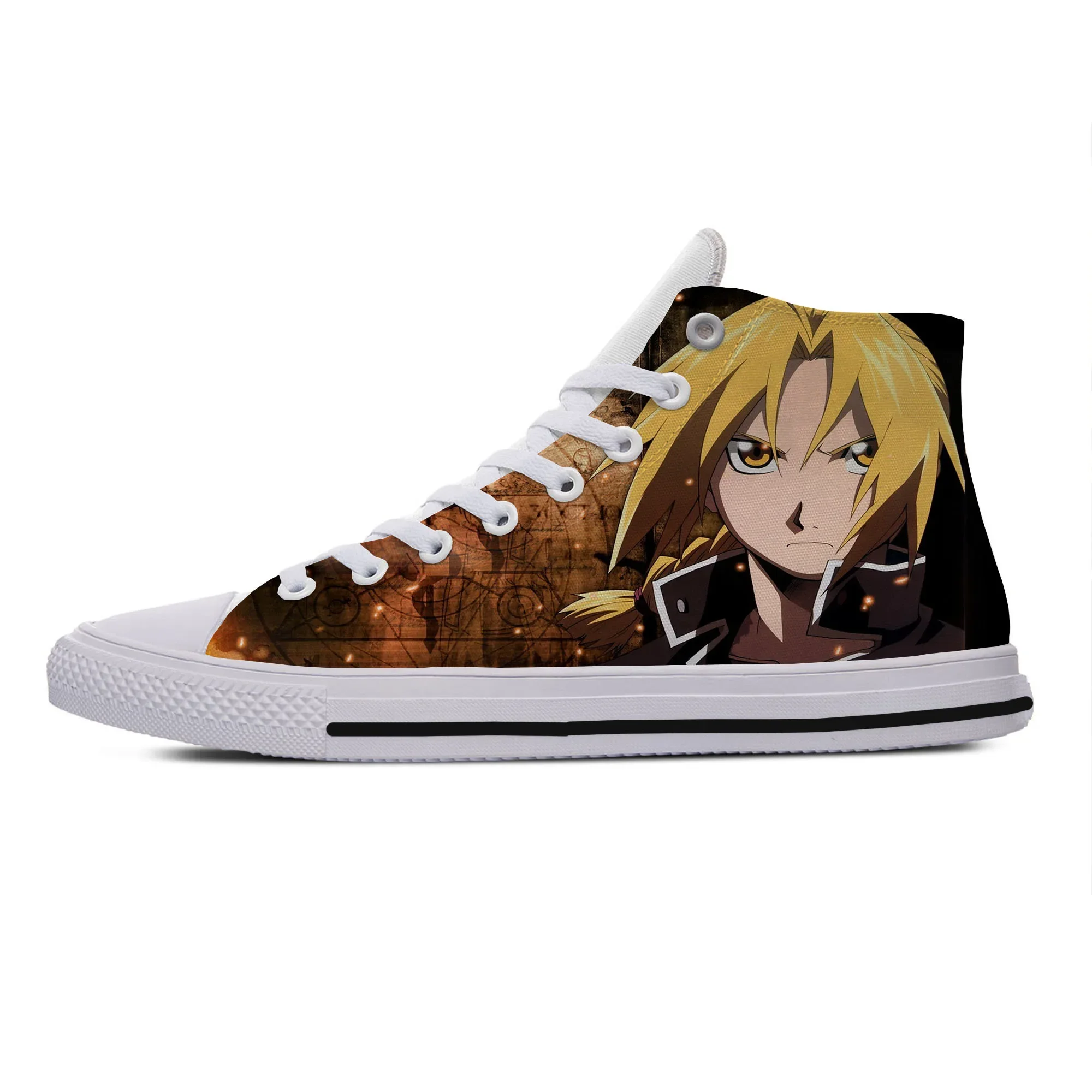 Zapatos informales para hombre y mujer, calzado de alta calidad, estilo Anime, Alchemist Brotherhood