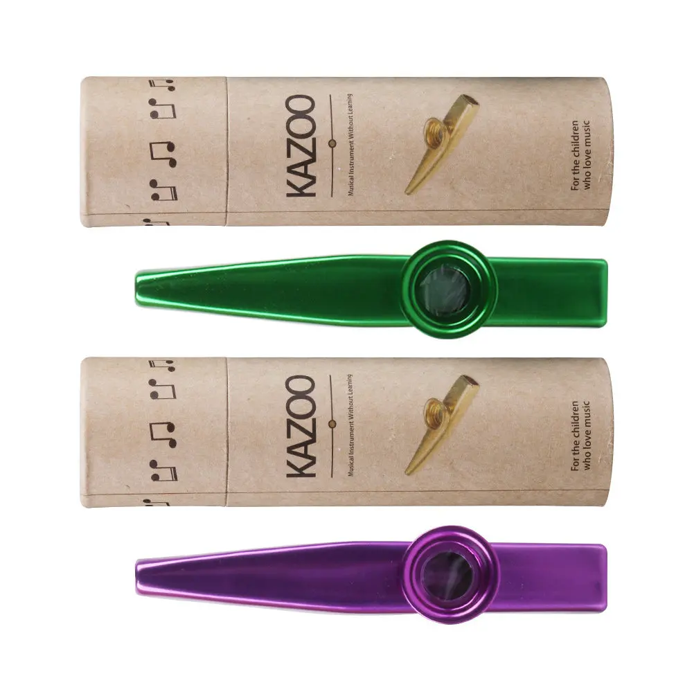 

1Set Kazoo Instrument for Children Adults Music Lovers Easy Play No Skill Required Metal Kazoos Educational Musical