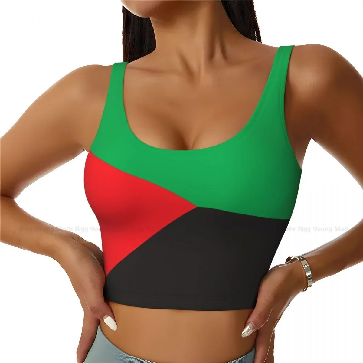 

Yoga Vest Women Gym Sports Crop Tops Martinique Flag Streetwear Workout Breathable Tank Top Female