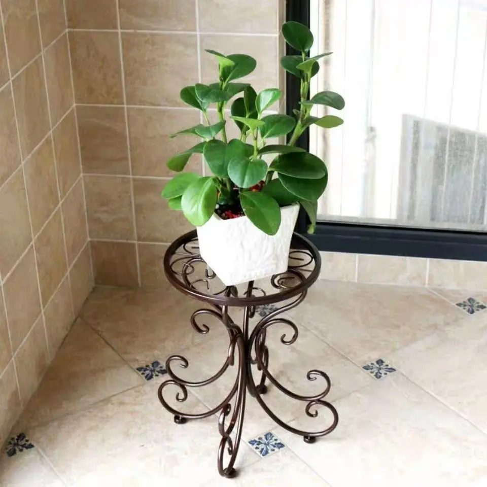 Metal Plant Stand Indoor Outdoor Plant Corner Shelf Flower Pot Plant Holder Planters Display Rack Home Garden Decoration