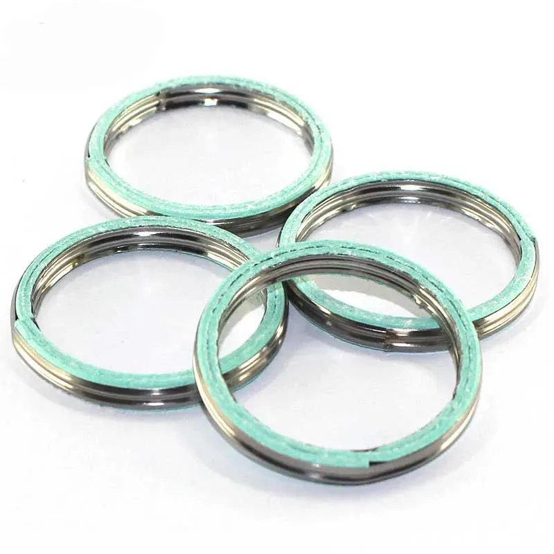 4 Uds para HONDA CM250TB VT250C VT250F VTR250 VTR250F CB400A CB400F CB400FA CB400T CB400TI CB400TII junta de cabezal de tubo de escape
