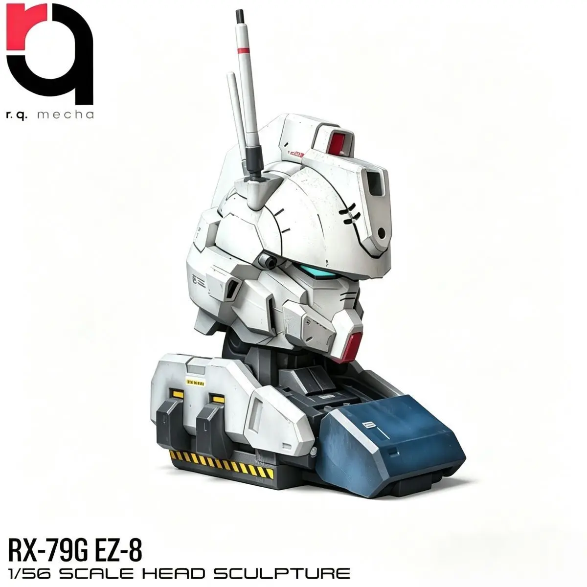 1/35 Scale EZ8 Mech Head Sculpt High Precision 3D Printed GK White Model Unpain…