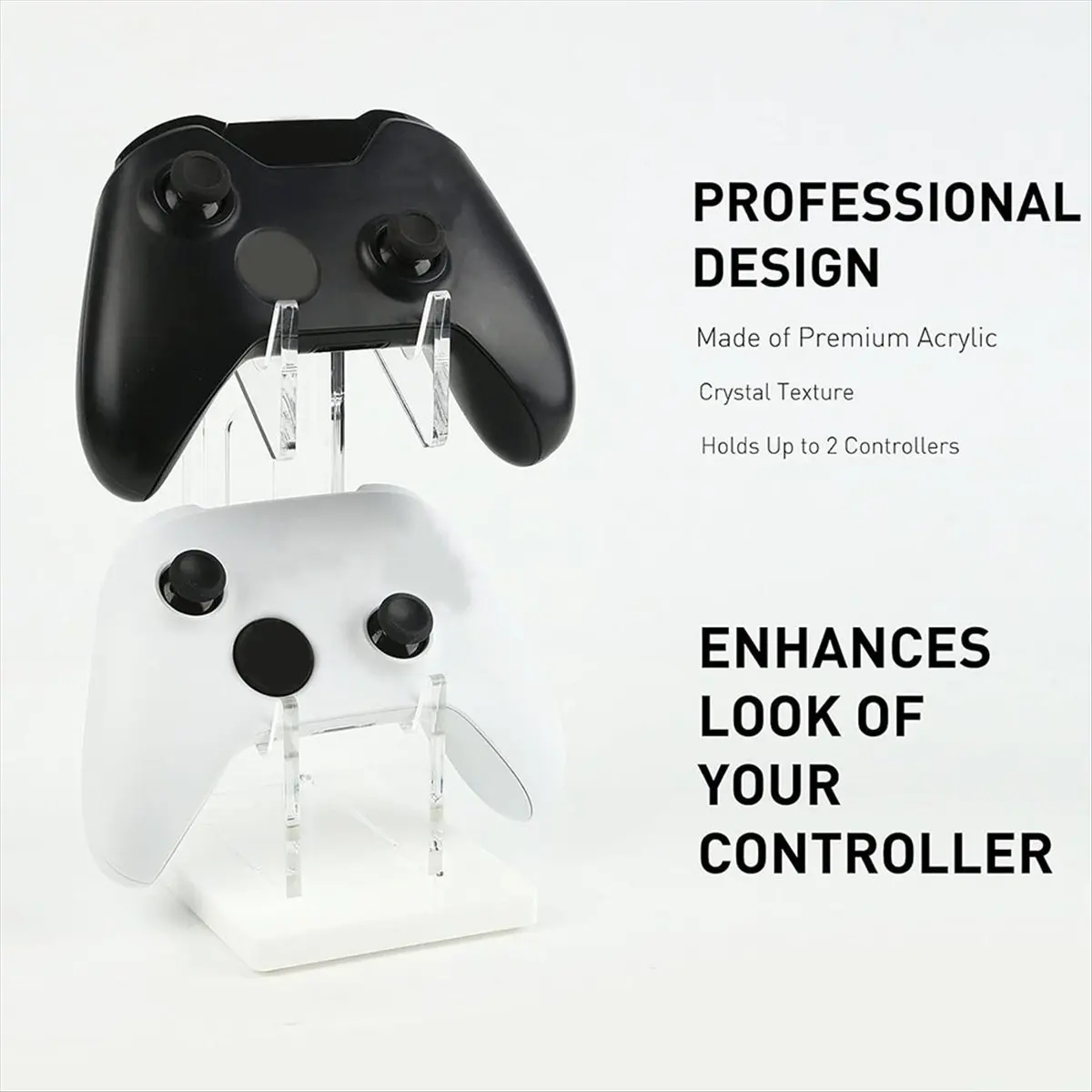 【ELEVATE LIFE】Acrylic Game Console Holder Game Controller Desk Display Stand for Switch One/ Joystick Bracket C