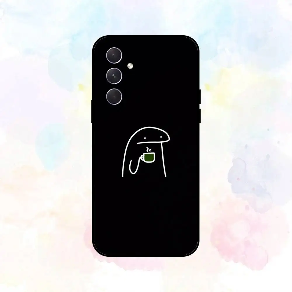 C-Cartoon Stick Handyhülle für Samsung Galaxy A73, A72, A71, A70, A53, A52, A51, andere weiche schwarze Hülle