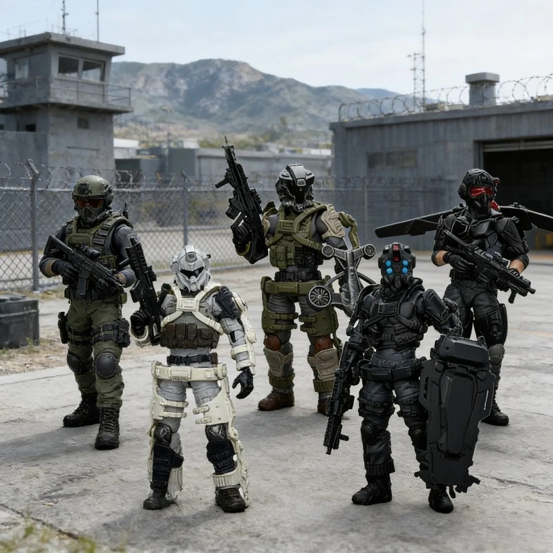 

In Stock JOYTOY 1/18 Military Action Figures NEW Yearly Army Builder Promotion Pack 32-36 Anime Collection Model Toys Gifts