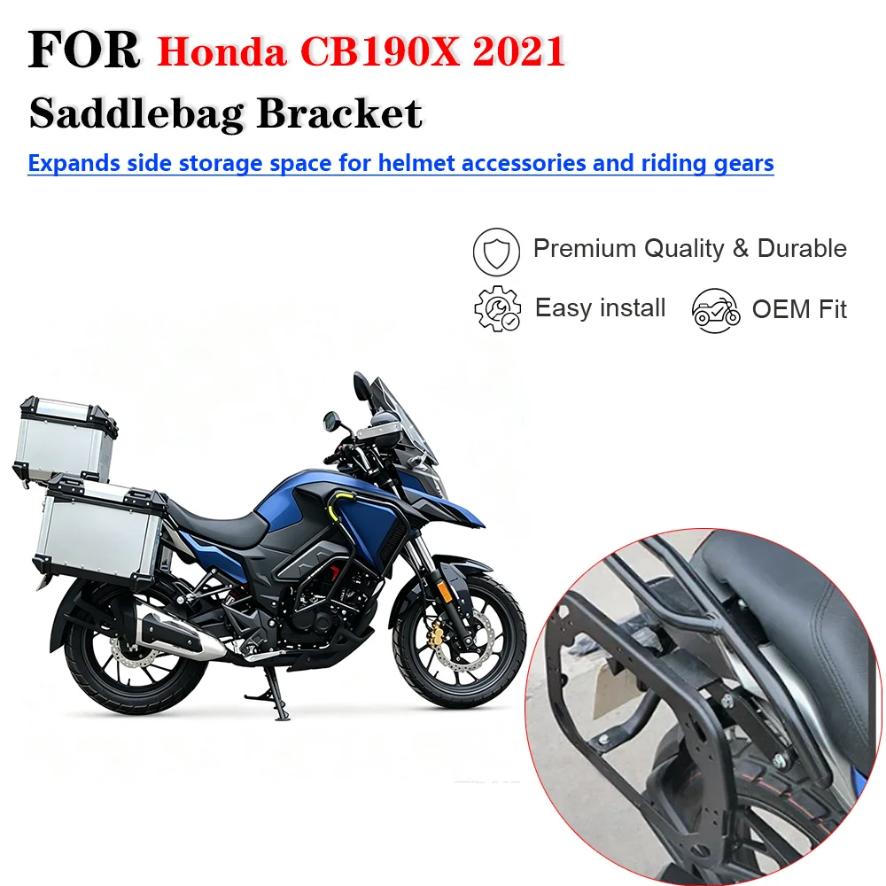 For Honda CB190X 2021 Motorcycle Side Pannier Mount Bracket Side Box Rack Modification Accessories