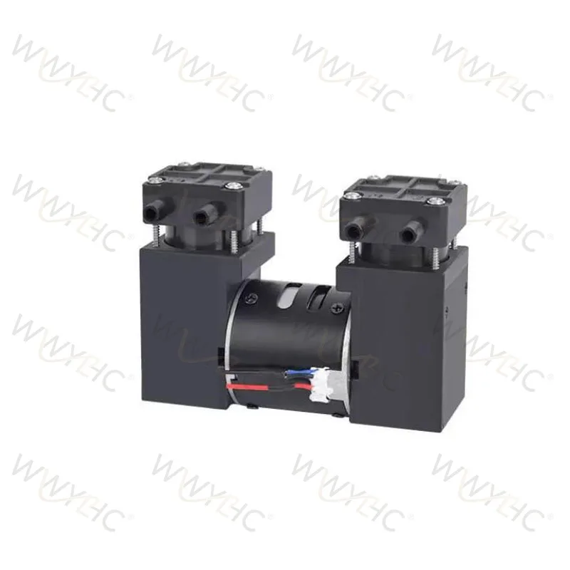 2AP51-3 Dual Cylinder Piston High Pressure High Flow Air Pump Brushless Motor Vacuum Compressor Pump Head 12V 24V DC