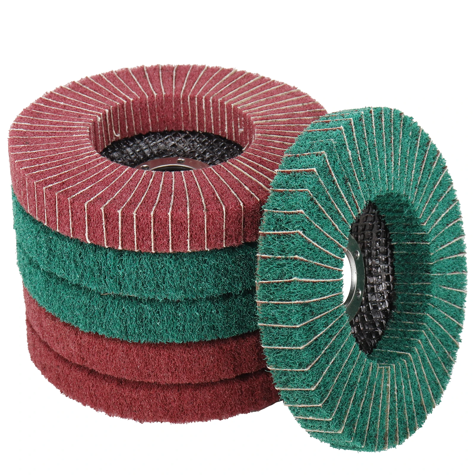 SIFANG szlifierka kątowa tarcza szlifierska z klapką tarcza polerska z włókna nylonowego 4 ''/4,5''/5'' P120-P320 do metalu stal nierdzewna