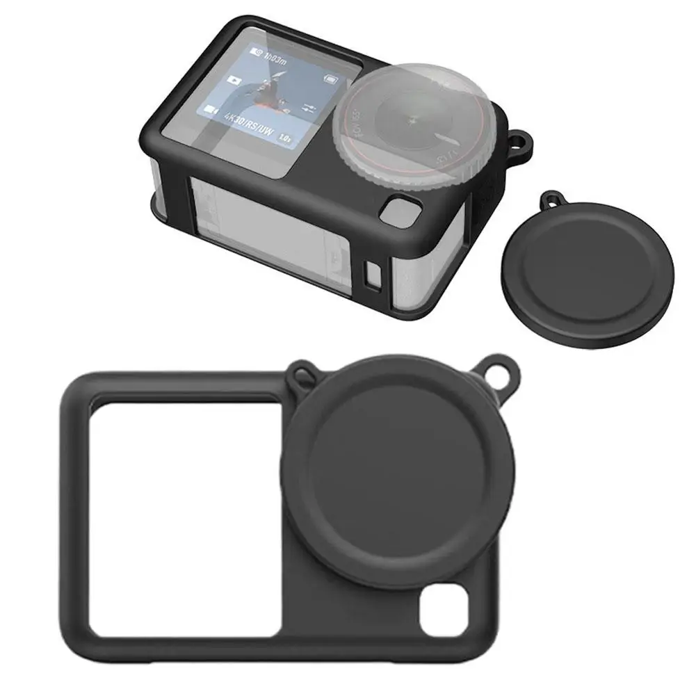 

For Dji Action6 Silicone Case Soft Shell Protective Cover Body Anti-Drop Wear-Resistant Scratch-Resistant Dust-Proof