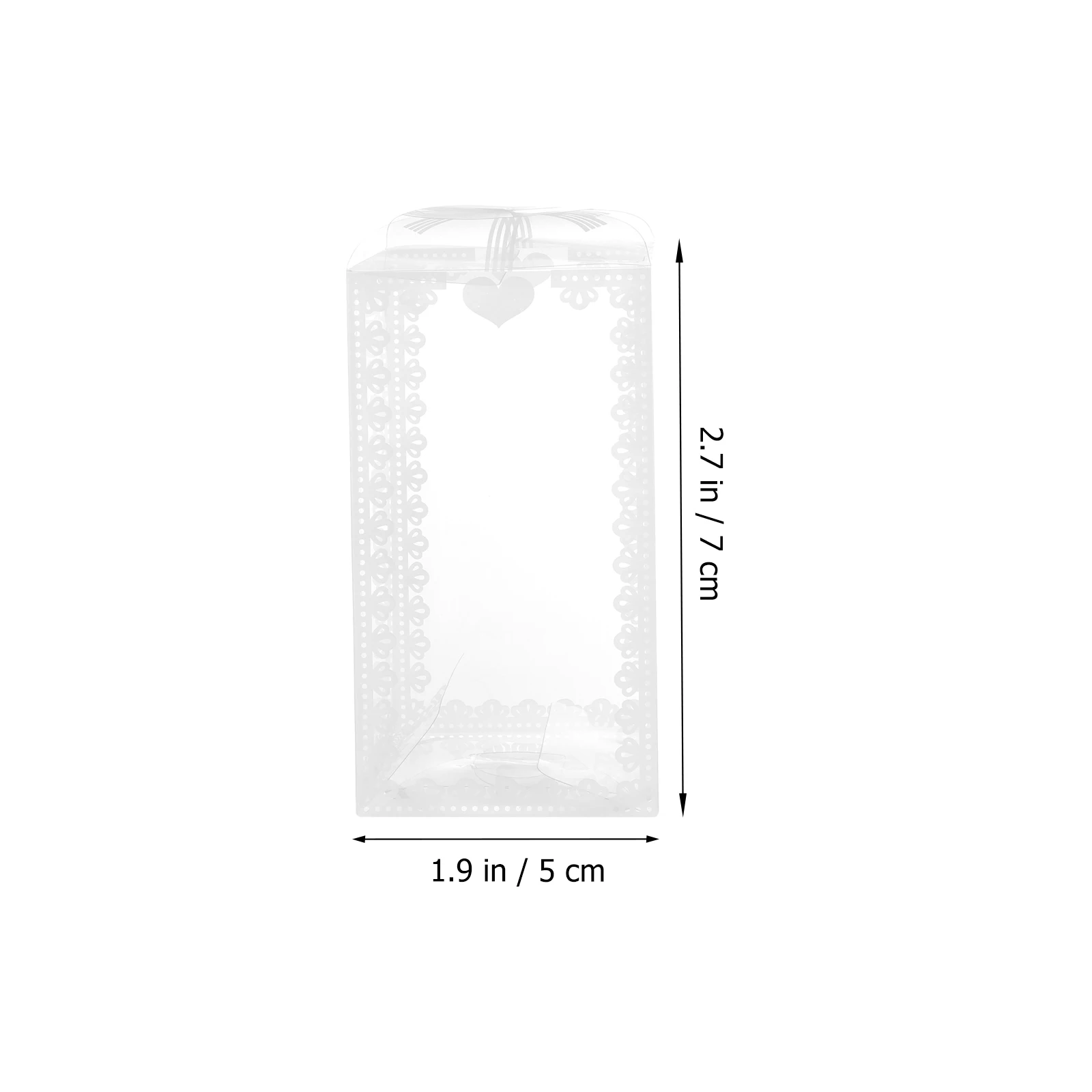 

10 Pcs PVC Transparent Box Wedding Cookie Boxes Decor Snacks Packing Cases Sugar Bow Knot Candy Containers Macaron