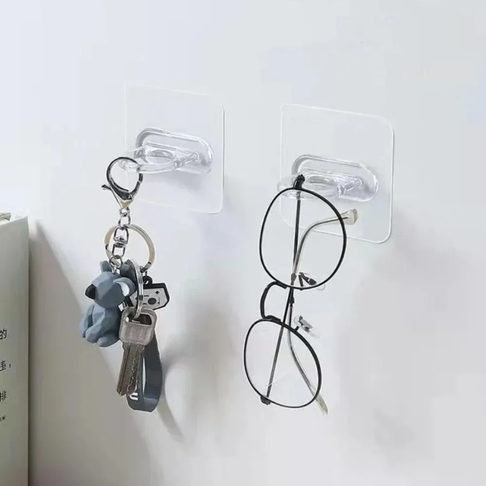 Wall Mounted Self-Adhesive Shampoo Bottle Shelf Liquid Soap Shower Gel Organizer Hook Holder Shelves Hanger Bathroom Accessories - view 2