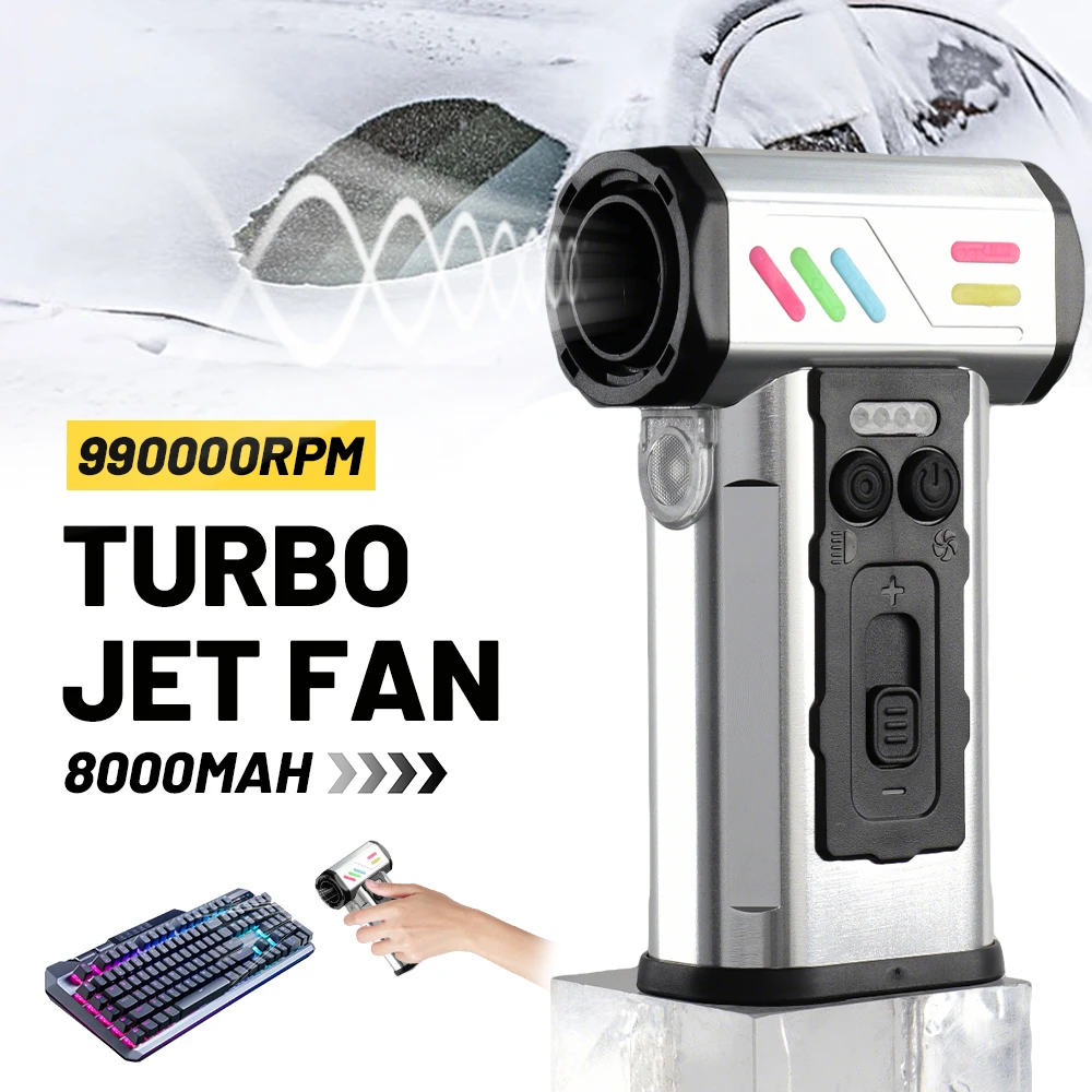 توربو مروحة طائرة 990000 دورة في الدقيقة توربو جت منفاخ فرش مكنسة كهربائية منفاخ للكمبيوتر/لوحة المفاتيح/المنزل/نظيف السيارة منفاخ الهواء