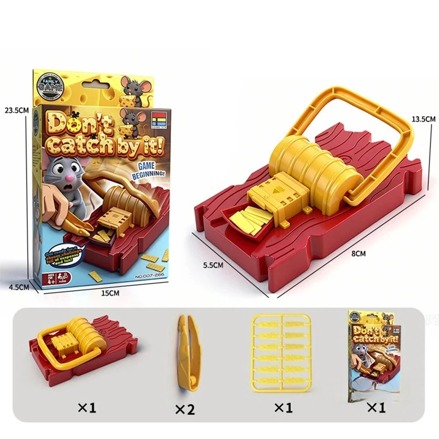 Mouse Trap Prank Board Game Kids Reaction Challenge Toy Interactive Parent‑Child Desktop Game for Family Party Entertainment view 6