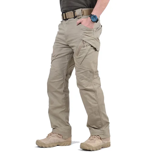 Pantalones Cargo tácticos para hombre, pantalones clásicos para senderismo al aire libre, senderismo, pantalones tácticos para correr, pantalones militares con múltiples bolsillos