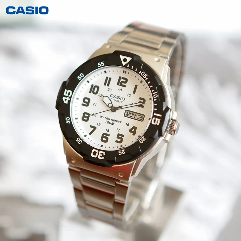 Casio MRW-200H/MRW-210H Watch Men's Sports Outdoor Advanced Fall Resistant Waterproof Watch Resin Multi-Functional Quartz Watch