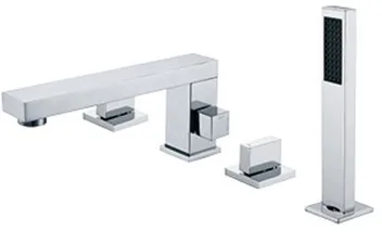 

Temperature control, faucet, all copper, bathtub, five-piece set.