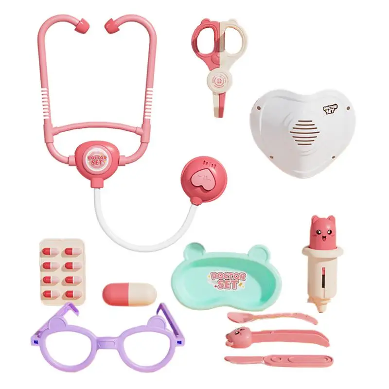 ทันตแพทย์เล่นชุดสําหรับเด็กวัยหัดเดินของเล่นหมอ Pretend Play Doctor ชุดหูฟังจริงทันตแพทย์ Playset บทบาทเล่นการศึกษา