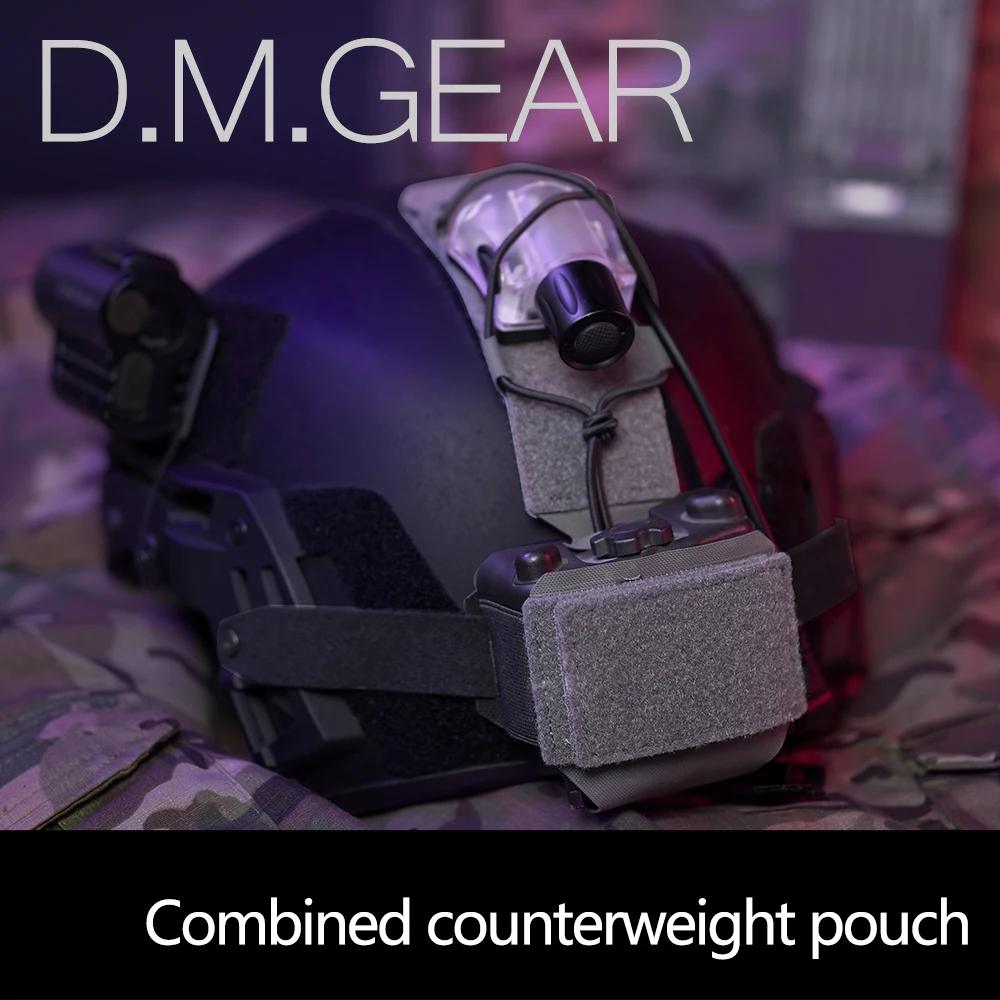 DMgear Bolsa de peso para casco – contrapeso táctico exterior militar