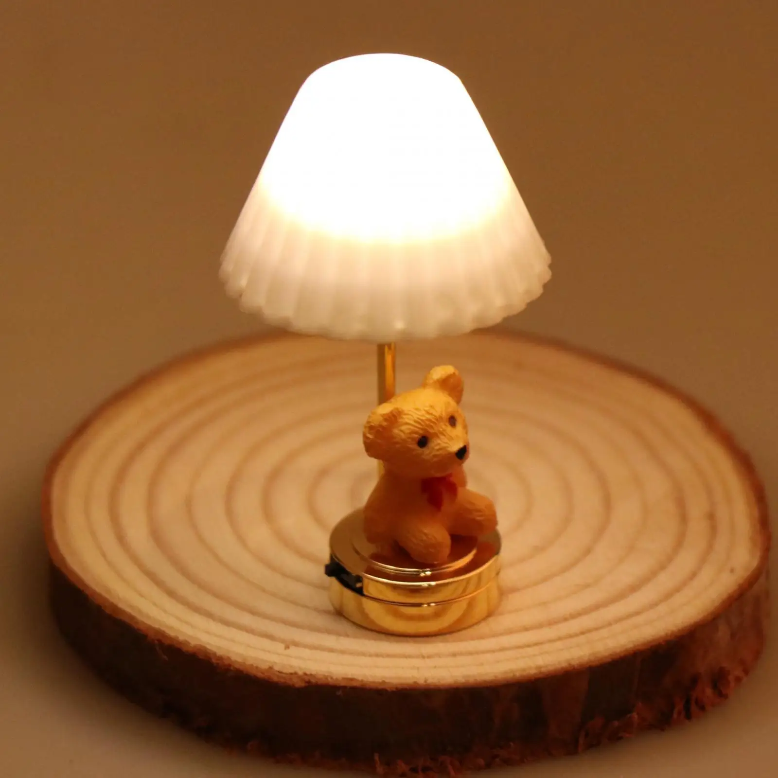 1:12 lampada da tavolo in miniatura per casa delle bambole forniture per paesaggi Micro accessori per bambole paesaggistiche decorazione per la decorazione del soggiorno della cucina