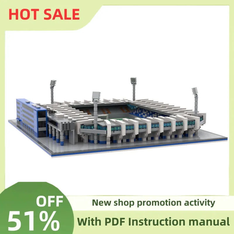 

New City Hot Selling Street View Moc Modular Stadium of Vfl Bochum Model Building Block Diy Creative Ideas Kid Toy Birthday Gift
