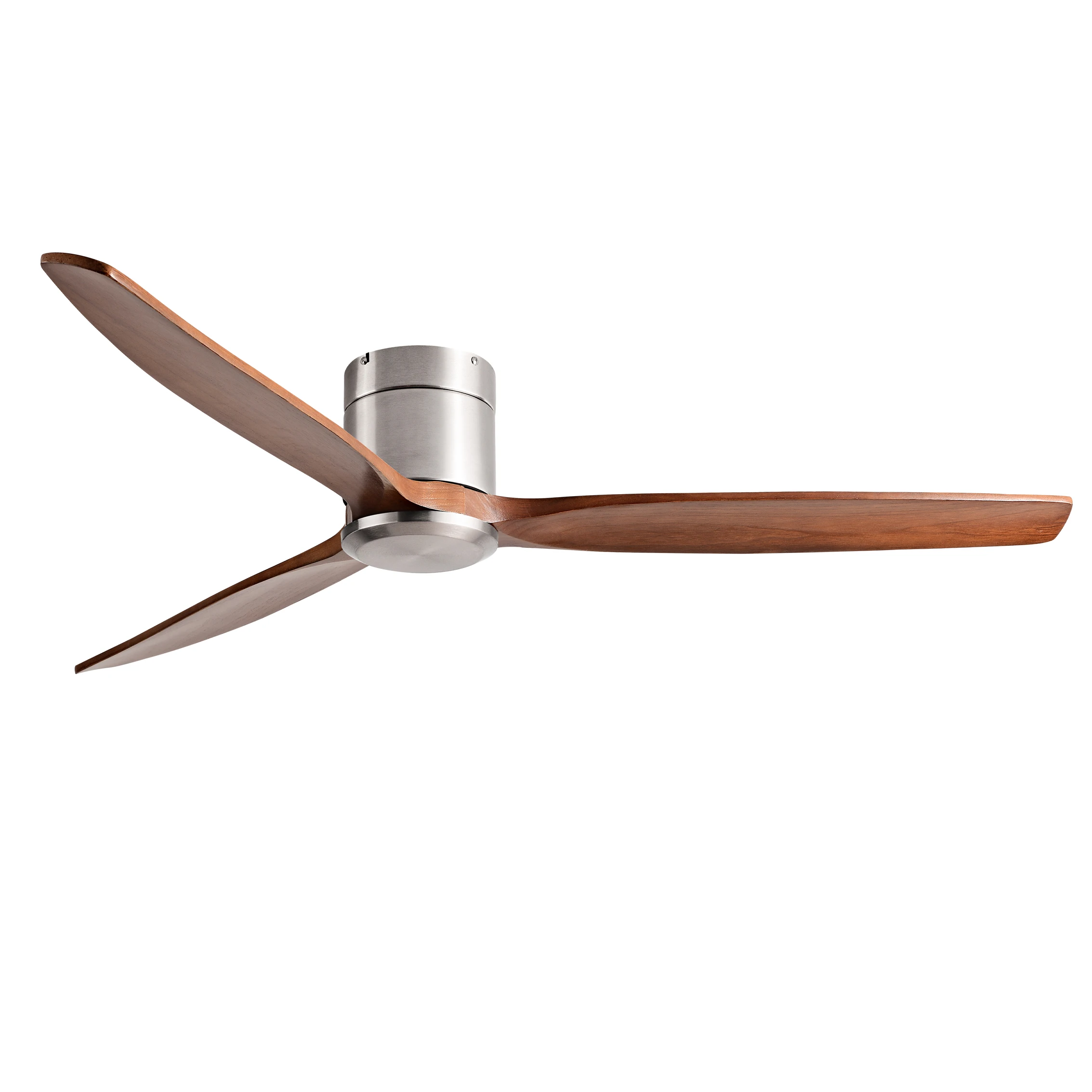 

42/52/60 Inch Ceiling Fan 3 Blades Vintage Industrial Wood Ventilator Remote Control for Coffee Shop Home Hotel Office